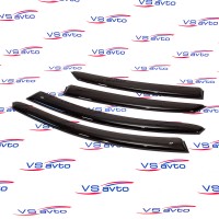 Дефлекторы (ветровики) дверей накладные Кобра УЗКИЕ Vesta