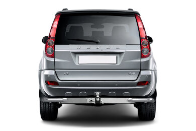 Защита заднего бампера угловая Ø63мм (НПС) HAVAL H5 2020- (HVH220102)