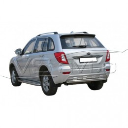 Защита ЗАДНЕГО БАМПЕРА «Труба» нерж. (d63,5) LIFAN X60 (арт. 1719 Н)
