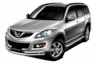 Защита порогов с алюм. площадкой Ø51мм (НПС) GREAT WALL HOVER H5 2011-/ HAVAL H5 2020- (13050205)