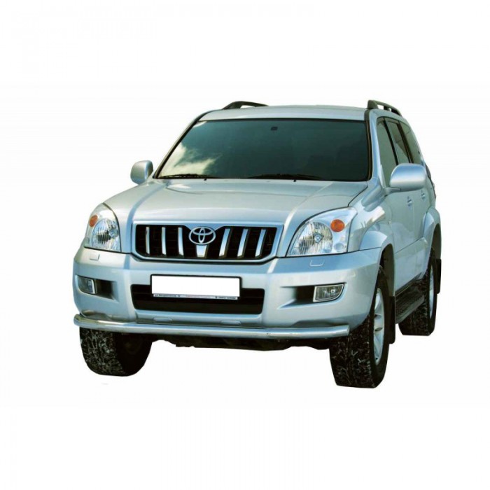 Защита ПЕРЕДА «Труба» (d63,5) TOYOTA Land Cruiser Prado 120 (арт. 0639 К)