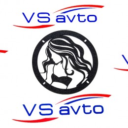 Грили для динамиков VS-AVTO Девушка с волосами 1