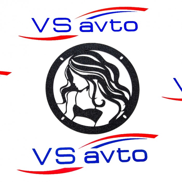 Грили для динамиков VS-AVTO Девушка с волосами 1