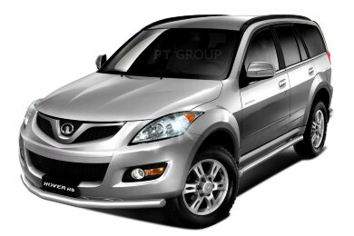 Защита порогов вогнутая Ø63мм (НПС) GREAT WALL Hover H5 2011-/ HAVAL H5 2020- (13050201)