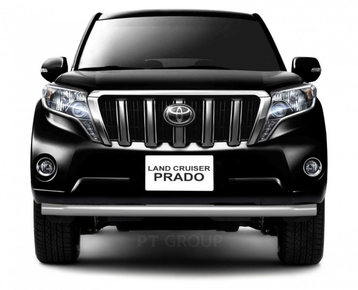 Защита переднего бампера одинарная Ø63мм (НПС) TOYOTA LAND CRUISER PRADO 150 2013-2016 (TPR220208)