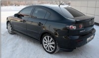 Клыки на бампер задний Mazda 3