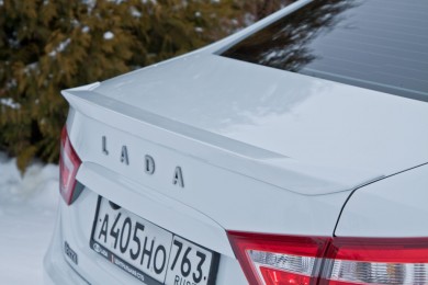 Спойлер крышки багажника под окраску «Stels» LADA Vesta седан (с 2015 г.в.)