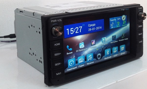 ШГУ FlyAudio Toyota General Type (Wide 2-DIN без DVD-привода)( G6023F01)