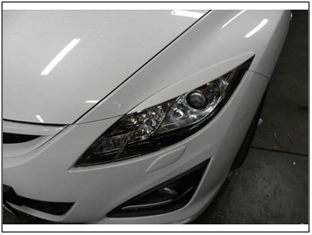 Реснички фар Mazda 6