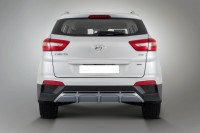 Накладка на задний бампер Hyundai Creta