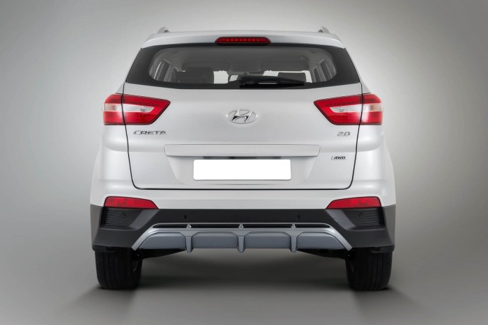 Накладка на задний бампер Hyundai Creta