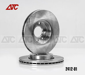Диск тормоза переднего "SPORT" (2412-01) вентилируемый (Vesta, X-Ray, Largus) 7701207795-01