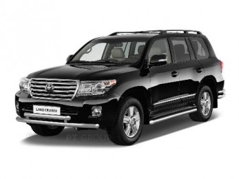 Защита порогов окантовка Ø51мм (НПС) TOYOTA LAND CRUISER 200 2014- (TLC220301)