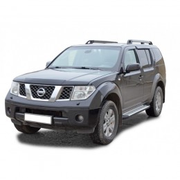 Пороги «БУМЕР» алюминиевые с резинкой Nissan PATHFINDER (арт. 1874)