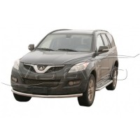 Защита ПЕРЕДА «Труба» (d63,5) GREAT WALL Hover H5 с 2012 (арт. 1694 К)
