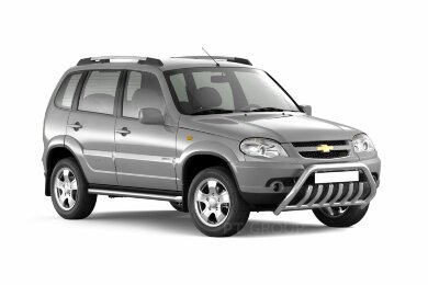 Защита порогов вогнутая Ø63мм (НПС) CHEVROLET Niva 2009-2020/ LADA Niva 2020-/ LADA Niva Travel 2021- (LNV220301)