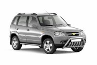 Защита порогов вогнутая Ø63мм (НПС) CHEVROLET Niva 2009-2020/ LADA Niva 2020-/ LADA Niva Travel 2021- (LNV220301)
