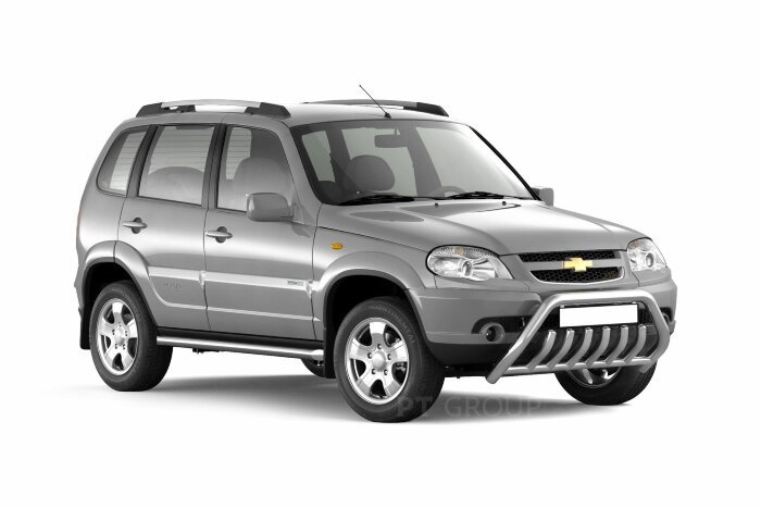Защита порогов вогнутая Ø63мм (НПС) CHEVROLET Niva 2009-2020/ LADA Niva 2020-/ LADA Niva Travel 2021- (LNV220301)