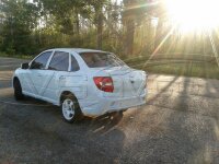 Бампер задний "Sniper sport" со вставками ВАЗ 2190 Гранта