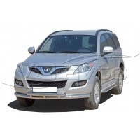 Защита ПЕРЕДА «Труба двойная» (d63,5) GREAT WALL Hover H5 c 2012г. (арт. 1695 К)