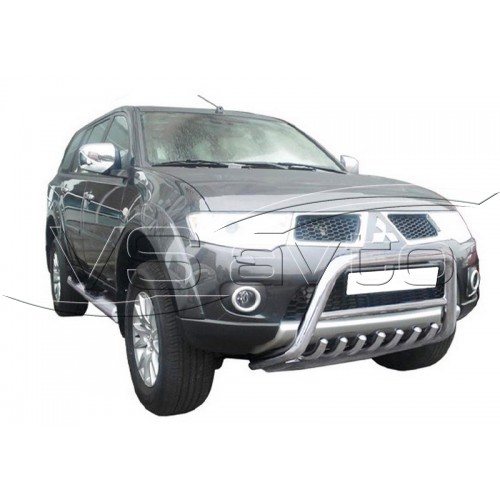 ПЕРЕДОК «Низкий» с защитой двигателя (d63,5) MITSUBISHI Pajero Sport (арт. 1650 К)