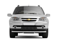 Защита переднего бампера одинарная Ø63мм (НПС) CHEVROLET Niva 2009-2020 / LADA Niva 2020- (LNV220204)