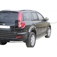 Защита ЗАДН. БАМПЕРА «Уголки» (d63,5) GREAT WALL Hover H5 (арт. 1709 К)