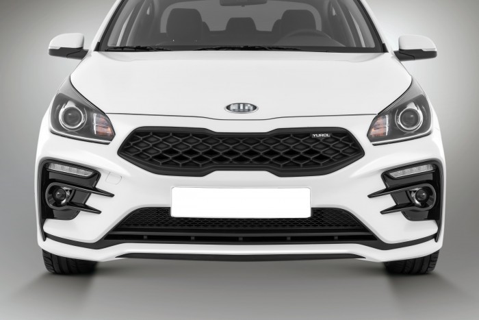Бампер передний "Kudos Romb" на Kia Rio 4