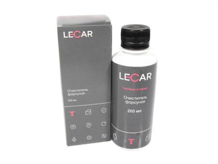 Очиститель форсунок LECAR в топливный бак 200 мл. (флакон) LECAR000120611