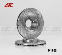 Диск тормоза переднего "SPORT" вентилируемый (2412-05) (Vesta, X-Ray, Largus) (7701207795-05)