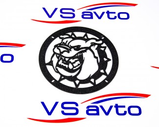 Грили для динамиков VS-AVTO Бульдог в ошейнике