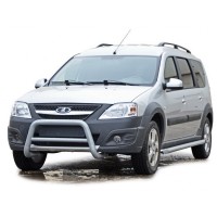 Защита порогов «Труба» (d63,5) ЛАДА ЛАРГУС КРОСС (арт. 3420)