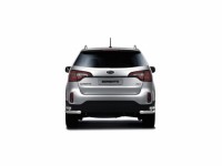 Защита заднего бампера двойная угловая Ø63/51мм (НПС) KIA Sorento 2014-2020 (06020302)