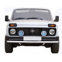Защита переда «Труба» нерж. (d63,5) 21214-31 (арт. 1308)