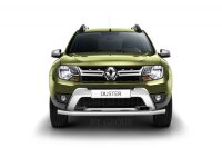 Защита переднего бампера одинарная Ø63мм (НПС) RENAULT Duster 2016-20/ NISSAN Terrano 2014- (RDU220205)