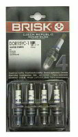 Комплект свечей зажигания (1.0) (16-ти клап. ДВС) DOR15YC-1 (улучшенные характеристики) ВАЗ 2112 (21120370701004)