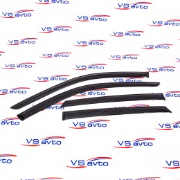 Дефлекторы (ветровики) дверей неломающиеся VORON GLASS /накладные/ 