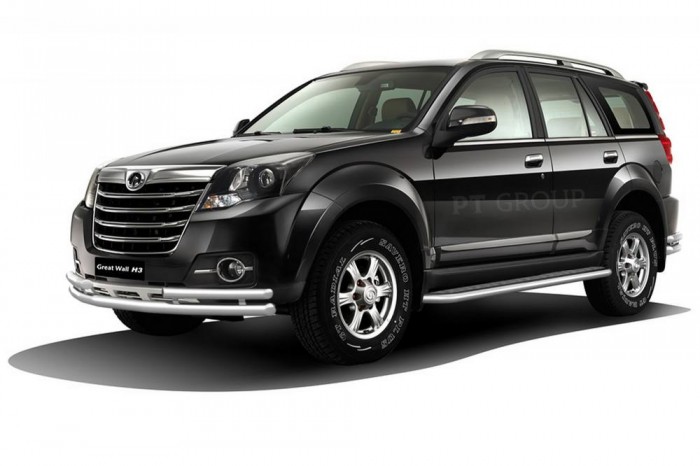 Защита переднего бампера двойная с углами Ø63/51 мм (НПС) Great Wall HOVER H3 2014 - 2016 