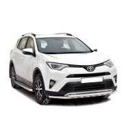 Защита ПЕРЕДА «Труба двойная» (d51/51) Toyota RAV4 RS (арт. 1906 K)