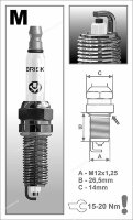 Свеча зажигания (1.0) (8-ми клап. ДВС) MR14LC-1 ВАЗ 11182 (11182370701000)