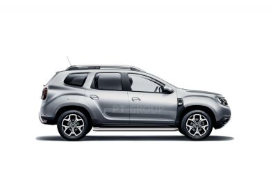 Защита порогов с алюм. площадкой Ø51 мм (ППК) RENAULT Duster 2021-
