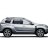 Защита порогов с алюм. площадкой Ø51 мм (ППК) RENAULT Duster 2021-