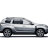Защита порогов с алюм. площадкой Ø51 мм (ППК) RENAULT Duster 2021-