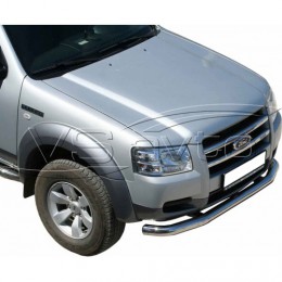 Защита ПЕРЕДА «Труба» нерж. (d.76) FORD Ranger пикап c 2009 г.в. (арт. 0624 Н)