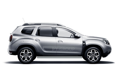 Защита порогов прямая Ø63 мм (ППК) RENAULT Duster 2021-