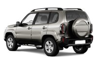 Защита порогов с накладками Ø76мм (НПС) LADA NIVA Travel 2021-/ LADA NIVA 2020-/CHEVROLET Niva 2009-2020 (LNT-21-220324.00)
