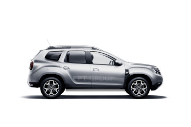 Защита порогов прямая Ø63 мм (НПС) RENAULT Duster 2021- (RDU-21-220302.00)