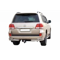 Защита ЗАДНЕГО БАМПЕРА «Уголки двойные» (d.76) TOYOTA Land Cruiser 200 (арт. 0662 K)