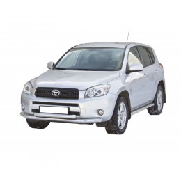 Защита ПЕРЕДА «Труба двойная» (d63,5) TOYOTA RAV IV (арт. 0690 К)