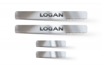 Накладки в проем дверей (4 шт) (НПС) RENAULT Logan 2014-